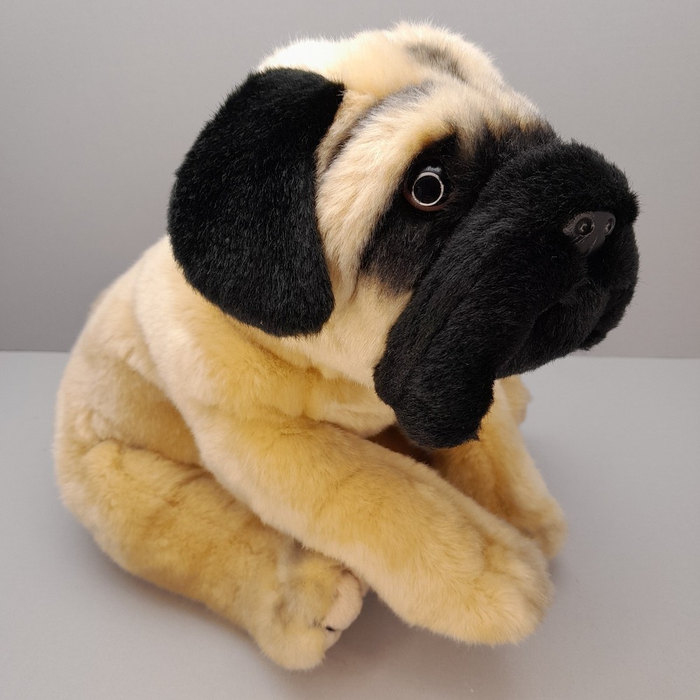 Vintage 2000 Animal Alley Pug Dog Plush 13" Toys R Us Exclusive Stuffed Animal - Picture 3 of 10